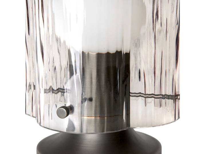 Seine Tischleuchte Smoke/Antique Brass - GUBI - Wohnzimmer - Design - Glas - Einflammig
