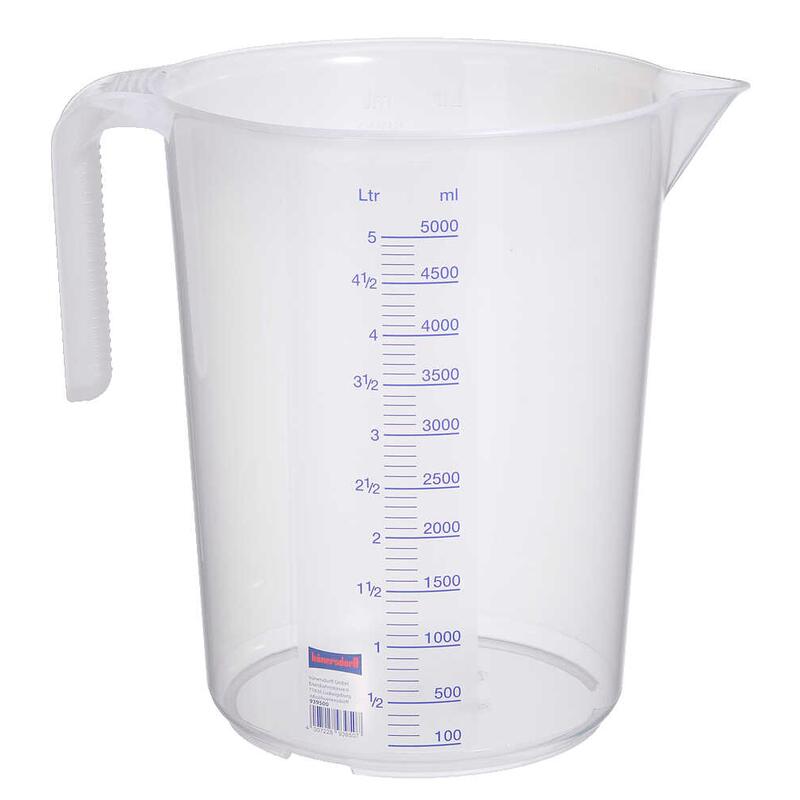 hünersdorff Messbecher transparent, 5 Liter 939500