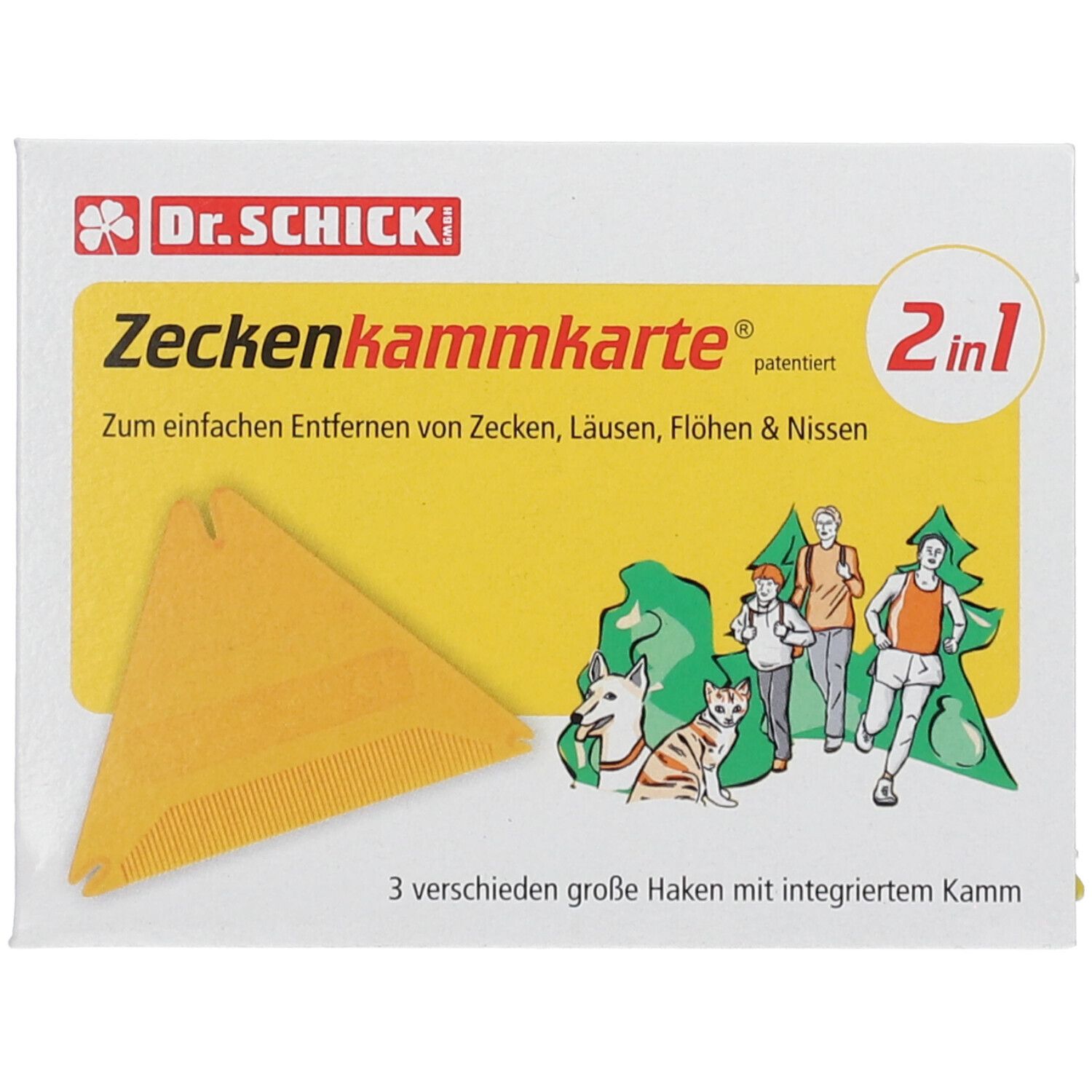 Zeckenkammkarte 1 St Sonstige