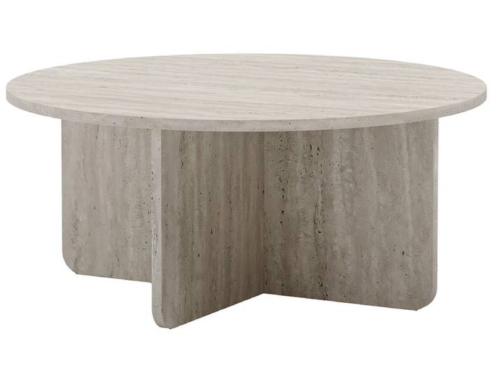 MARCKERIC Couchtish RANDA 80x80x38cm kieselfarben