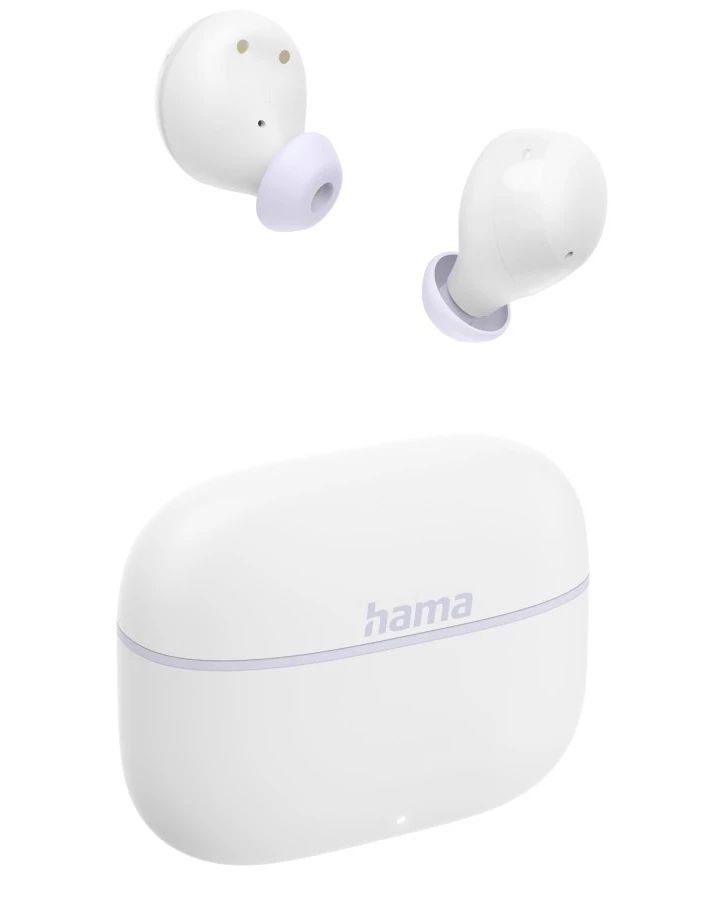 Hama 221759 Freedom Buddy II In-Ear Bluetooth Kopfhörer kabellos TWS 4 h Laufzeit (Weiß) 00221759