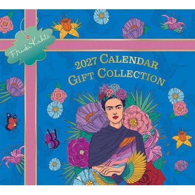 Frida Kahlo Official 2027 Gift Collection Desk Pad & Wire-O Calendar & Pocket Planner Sticker Sheet Foil Stamped Cover