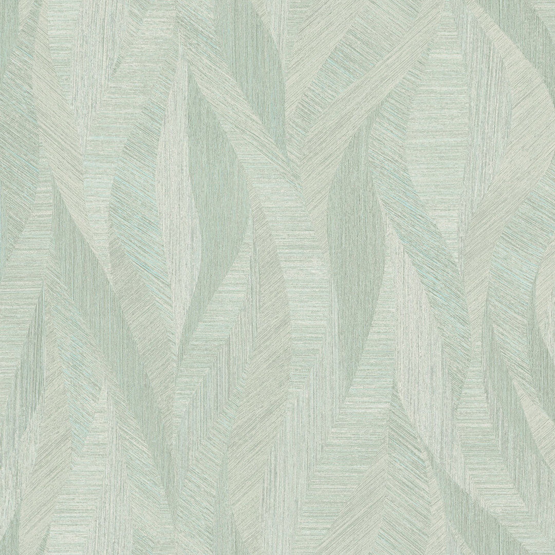 Brayden Studio Evelina 10.05m x 70cm Textured Matte Finish Wallpaper Roll Green 1,005cm L