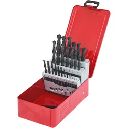 KS Tools HSS-R Spiralbohrer-Satz, Stahlblechkassette, 25-tlg, 1-13mm - 330.1613