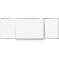 Whiteboard Klapptafel für die Wand, magnetisch 3600 x 1200 mm