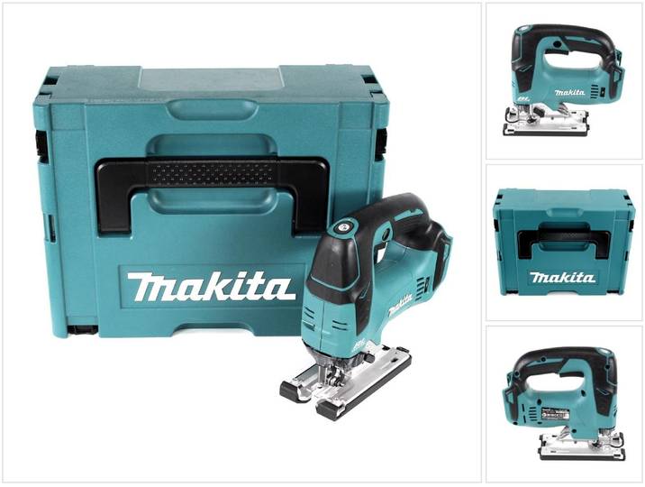 Makita DJV 182 ZJ Scie sauteuse sans fil 18V Brushless 26mm + Coffret de transport Makpac - sans Batterie\, sans Chargeur