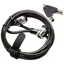 Dell Kensington Twin Head, Notebook Security, Schwarz
