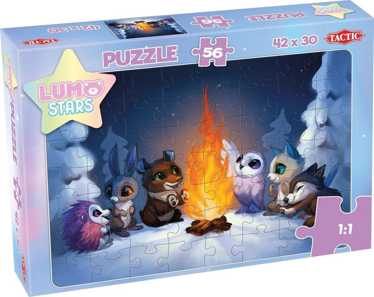 Tactic Lumo Stars Puzzel By the Fire - 56 Stukjes