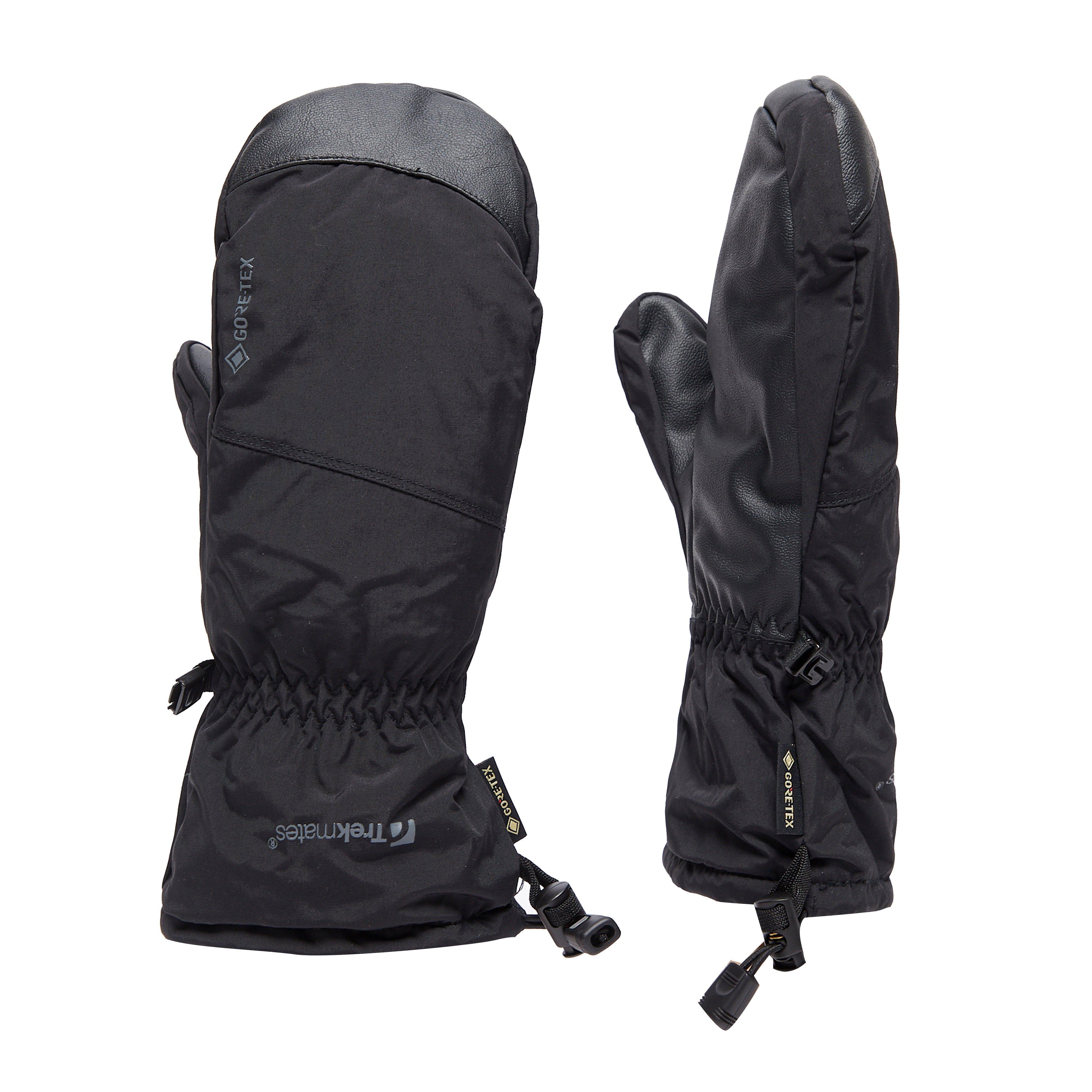 Trekmates Chamonix GORE-TEX Wasserdichte Handschuhe, Schwarz