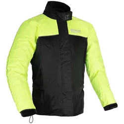 Oxford Regenjacke Gr. L, schwarz / neongelb, Regenjacke "Rainseal" Unisex