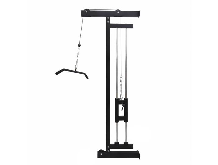Latzugturm 190 x 75 cm schwarz