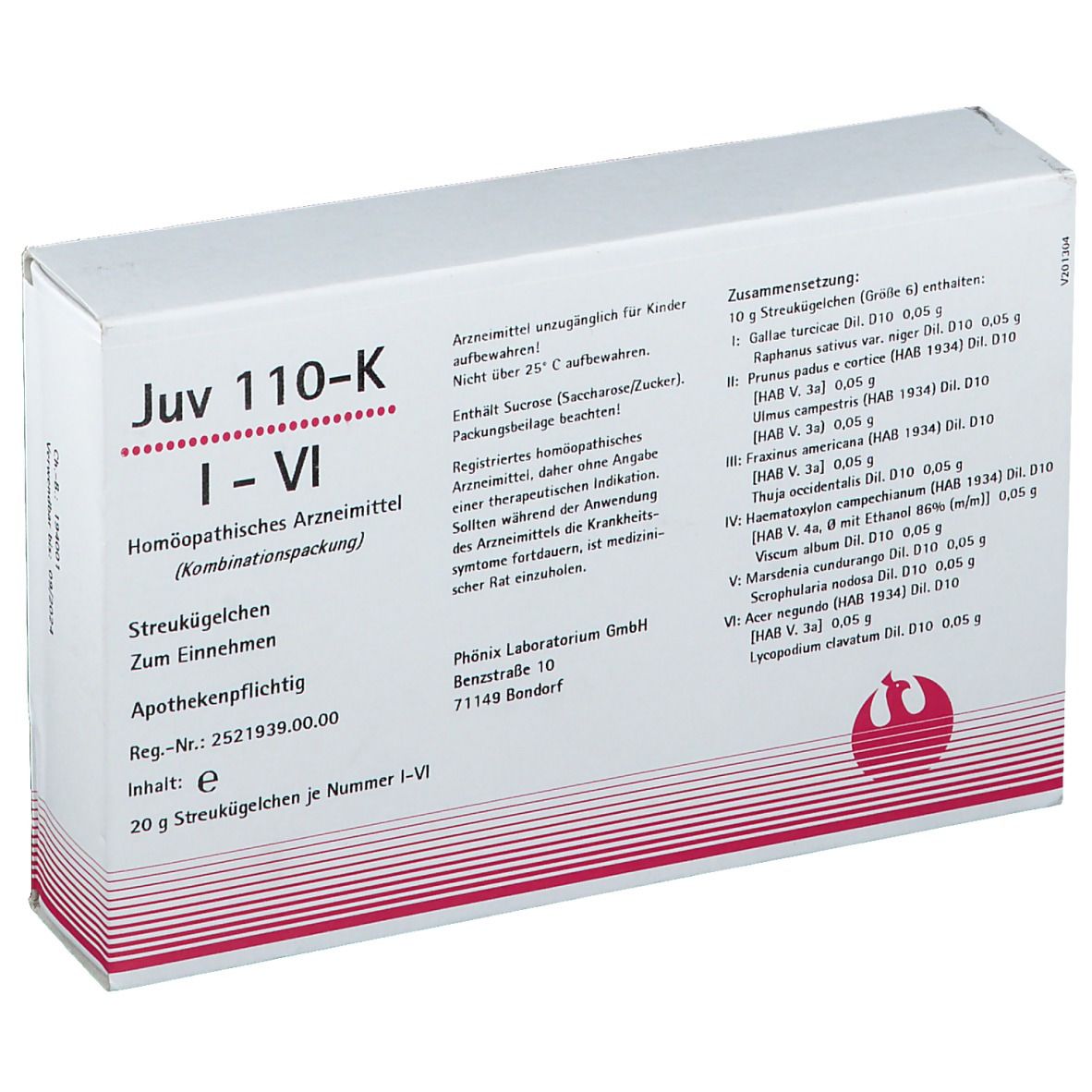 JUV 110 K I-Vi Globuli 6x20 g