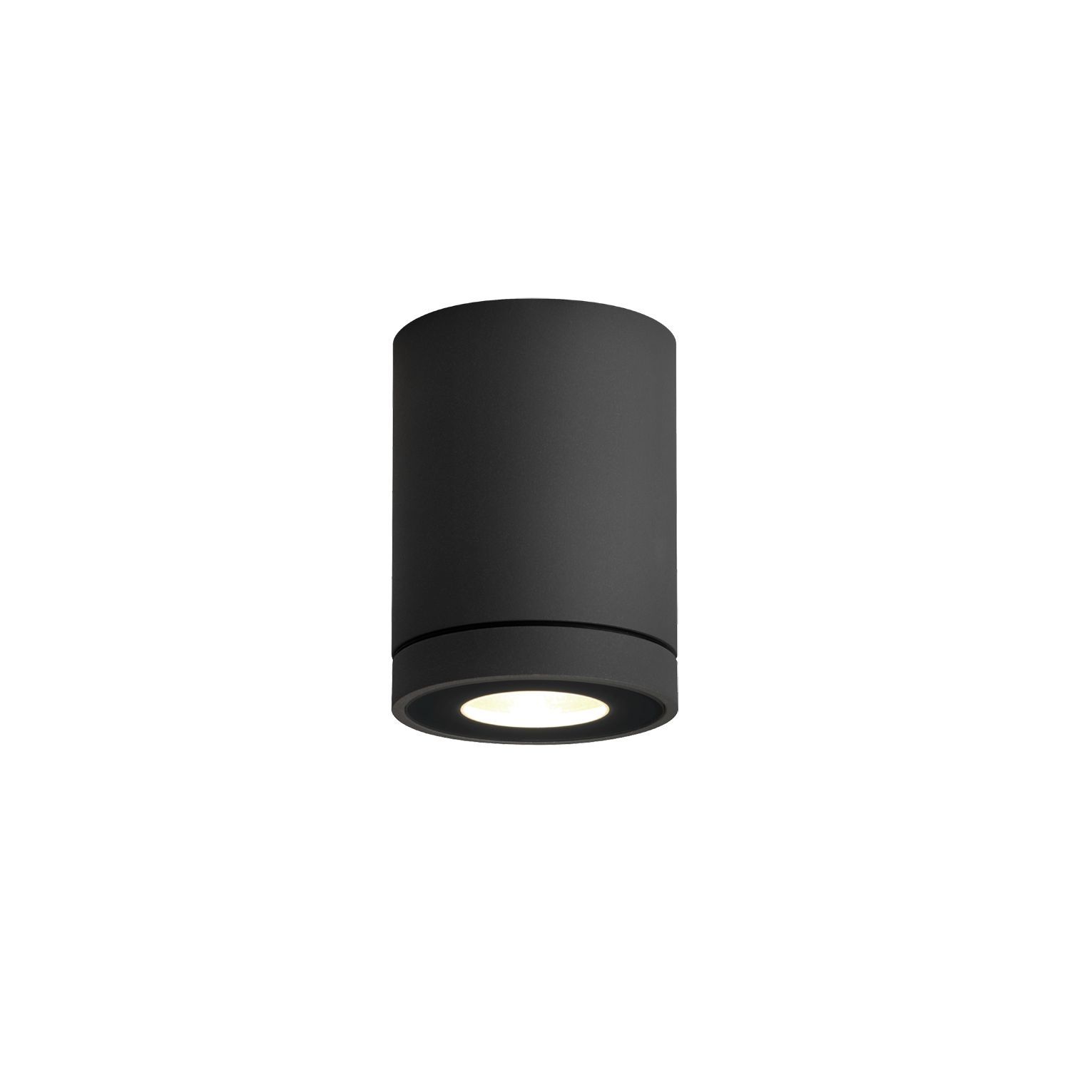 Wever & Ducré Außenleuchte TUBE OUTDOOR CEILING SURF 1.0 PAR16 B schwarz 734120B0 5404037333394