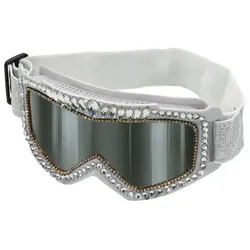 Ski-Brille "Glamour", silber