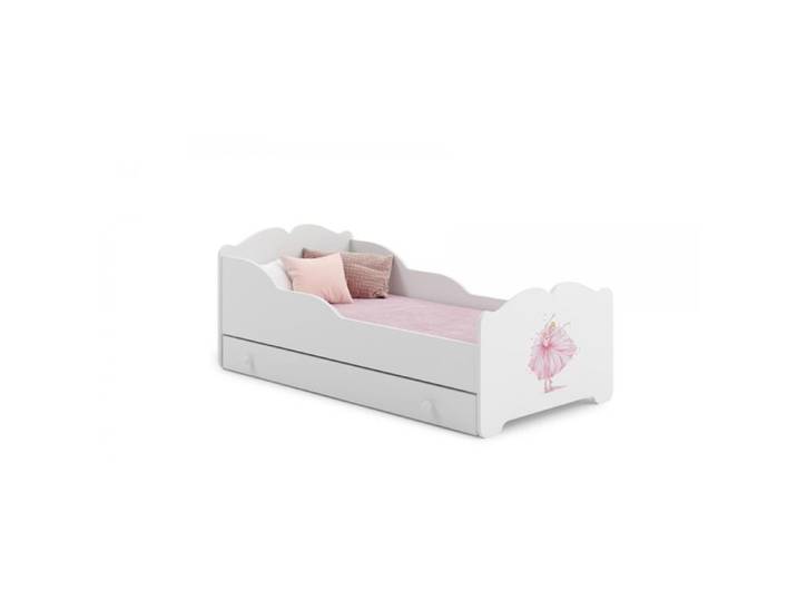 Lit enfant ANNA +SZU avec tiroir de rangement 140x70 PRINCESSE avec matelas