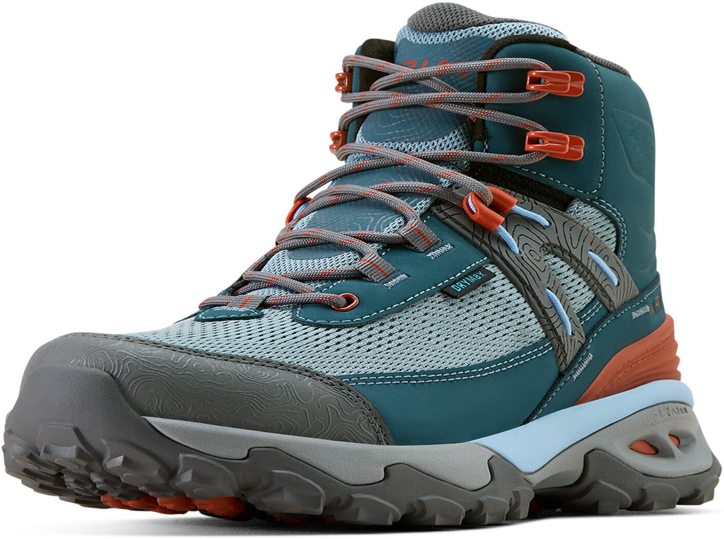 Women's Traverse Mid Waterproof Hiking Boots in Blue Depths, Size: 8 B / Medium by Ariat