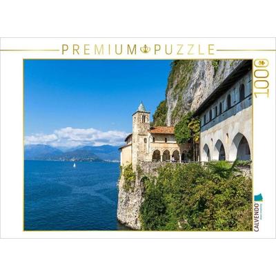CALVENDO Puzzle Santa Caterina del Sasso am Lago Maggiore | 1000 Teile Lege-Größe 64x48cm Foto-Puzzle für glückliche Stunden