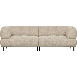 Sofa Lloyd aus grobmaschigem Stoff, modern, beige, 3-4 Sitzplätze, weiche Polsterung