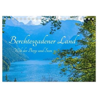 Berchtesgadener Land - Welt der Berge und Seen (Tischkalender 2027 DIN A5 quer), CALVENDO Monatskalender