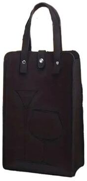 Inspire Essentials Portable Felt Wine Bottle Gift Bag Double Bottle Carrier 1