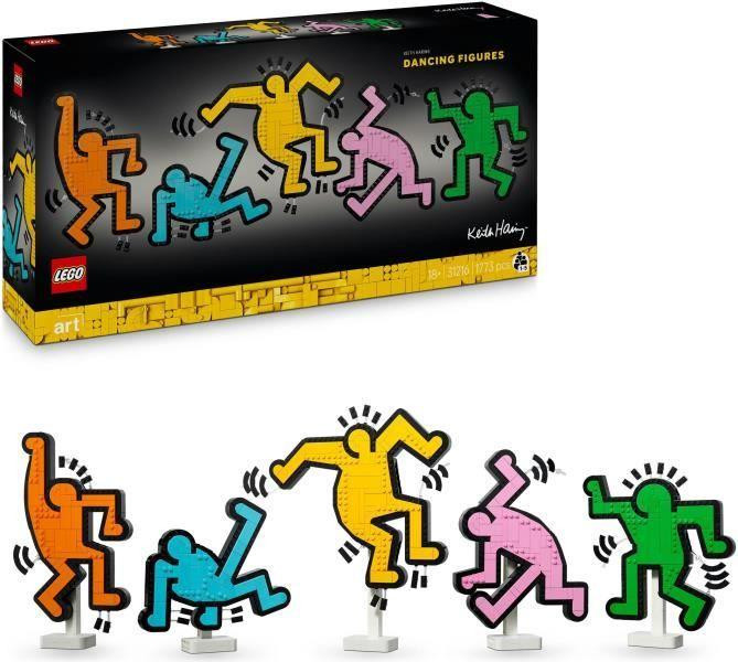 LEGO Art Keith Haring De Dansende Figuren 31216 Bouwset voor volwassenen