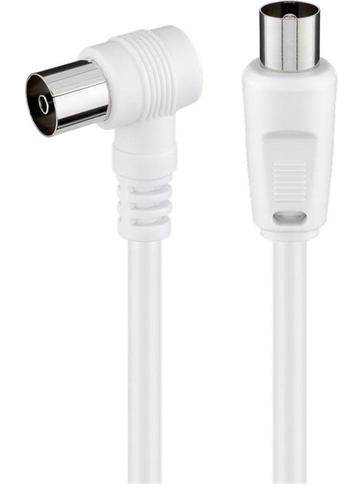 Pro Angled antenna cable (<70 dB) 2x shielded