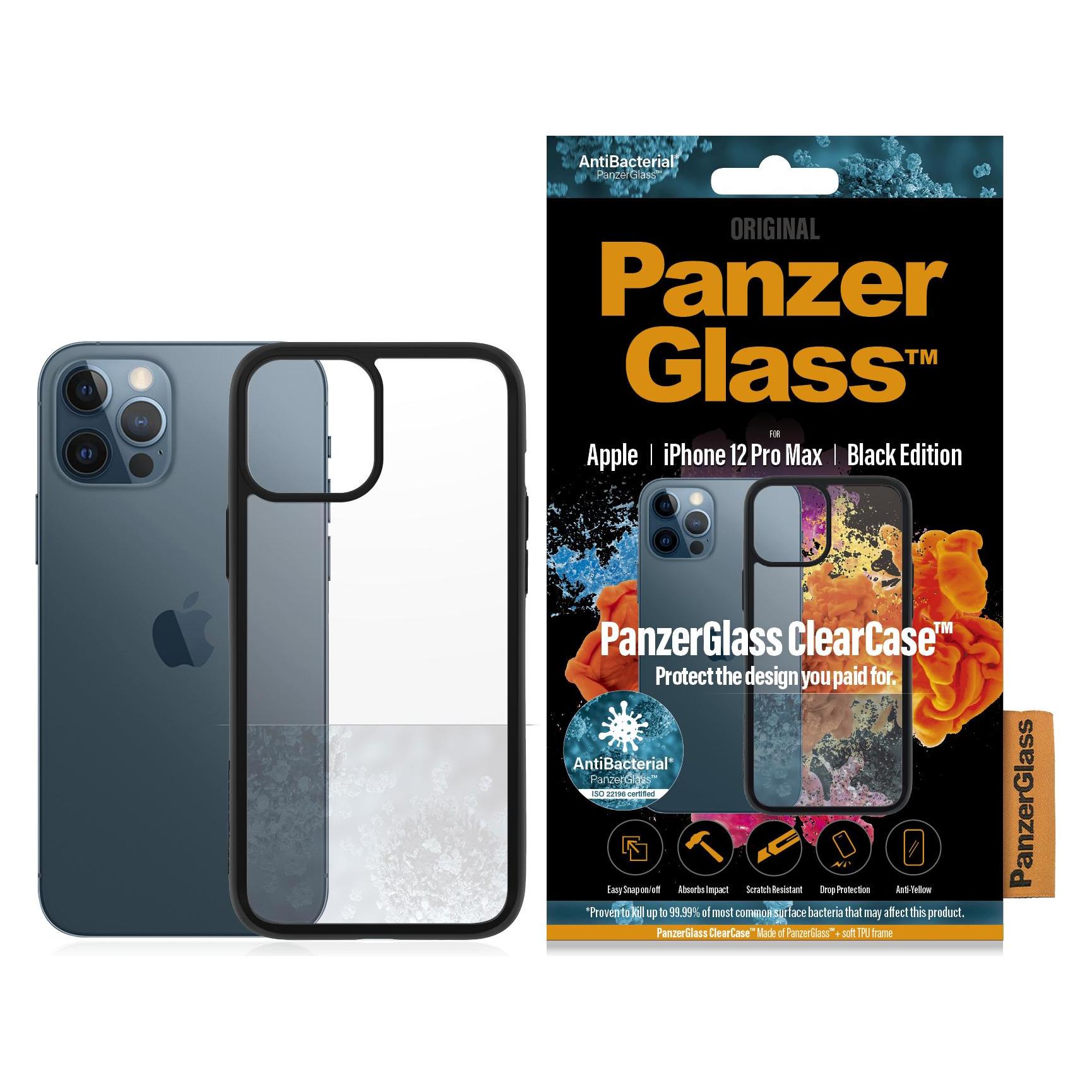 PanzerGlass ClearCase BlackFrame (Apple iPhone 12 Pro Max) (0253)