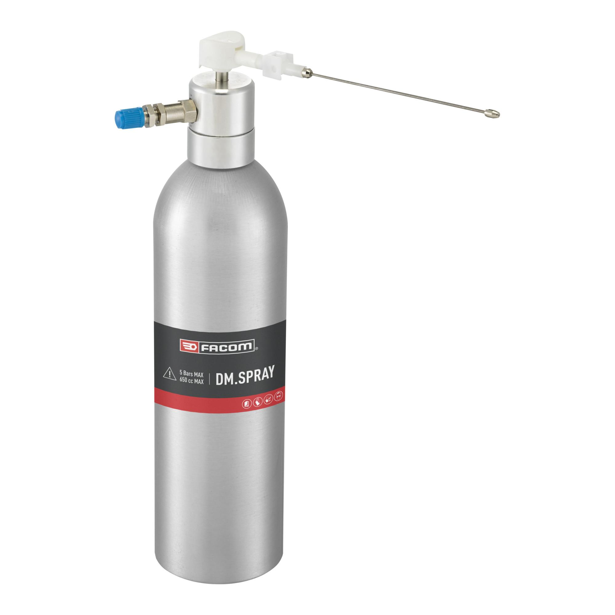 Facom Sprühbehälter | Wiederauffüllbar und druckluftbetrieben | Fassungsvermögen 1 l | Mit verstellbarer Düse und Sicherheitsventil | DM.SPRAY)