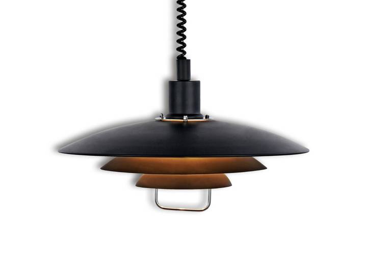 Markslöjd Hängeleuchte KIRKENES, dimmbar, schwarz, für Wohn- / Esszimmer, Metall, Modern