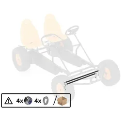 BERG Spurstangen-Set für Duo Coaster Pedal-Gokart