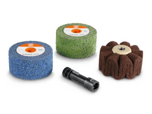 Fein 63721054020 Edelstahl-Set Satinieren Profile 1St.