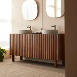 Badezimmermöbel Milo aus Mangoholz 164 cm