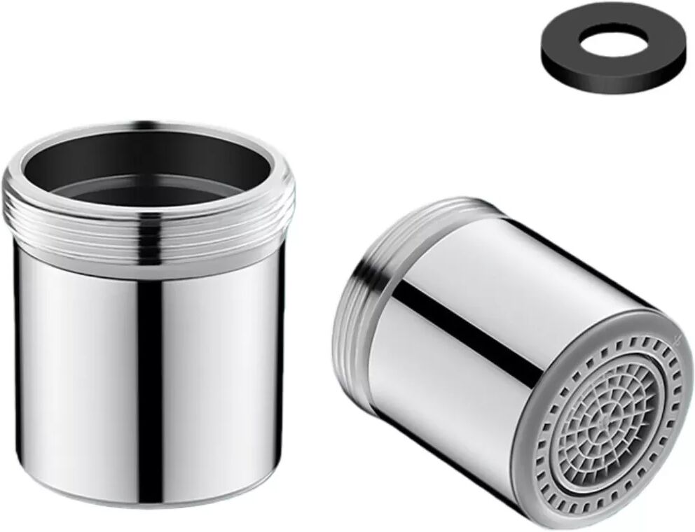 INF 28mm Küchenarmatur Belüfter mit Außengewinde, Spritzschutz, Zwei Modi, Wassersparende Düse