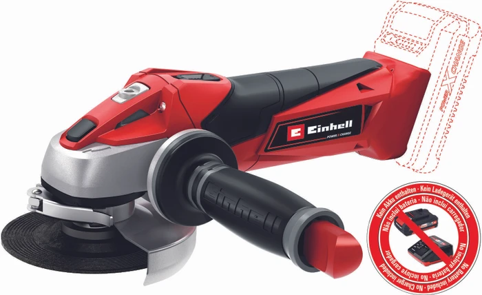 EINHELL Winkelschleifer AKU TE-AG 18/115 Li-Solo, 4431110 (ohne Akku)