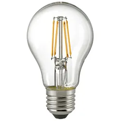 SIGOR LED Filamentlampe NORMAL A60, 230V, Ø 6cm / L 10.4cm, E27, 2.5W 2700K 250lm 300°, dimmbar, klar SIG-6130001