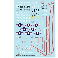 Italeri SR - 71 BLACK BIRD