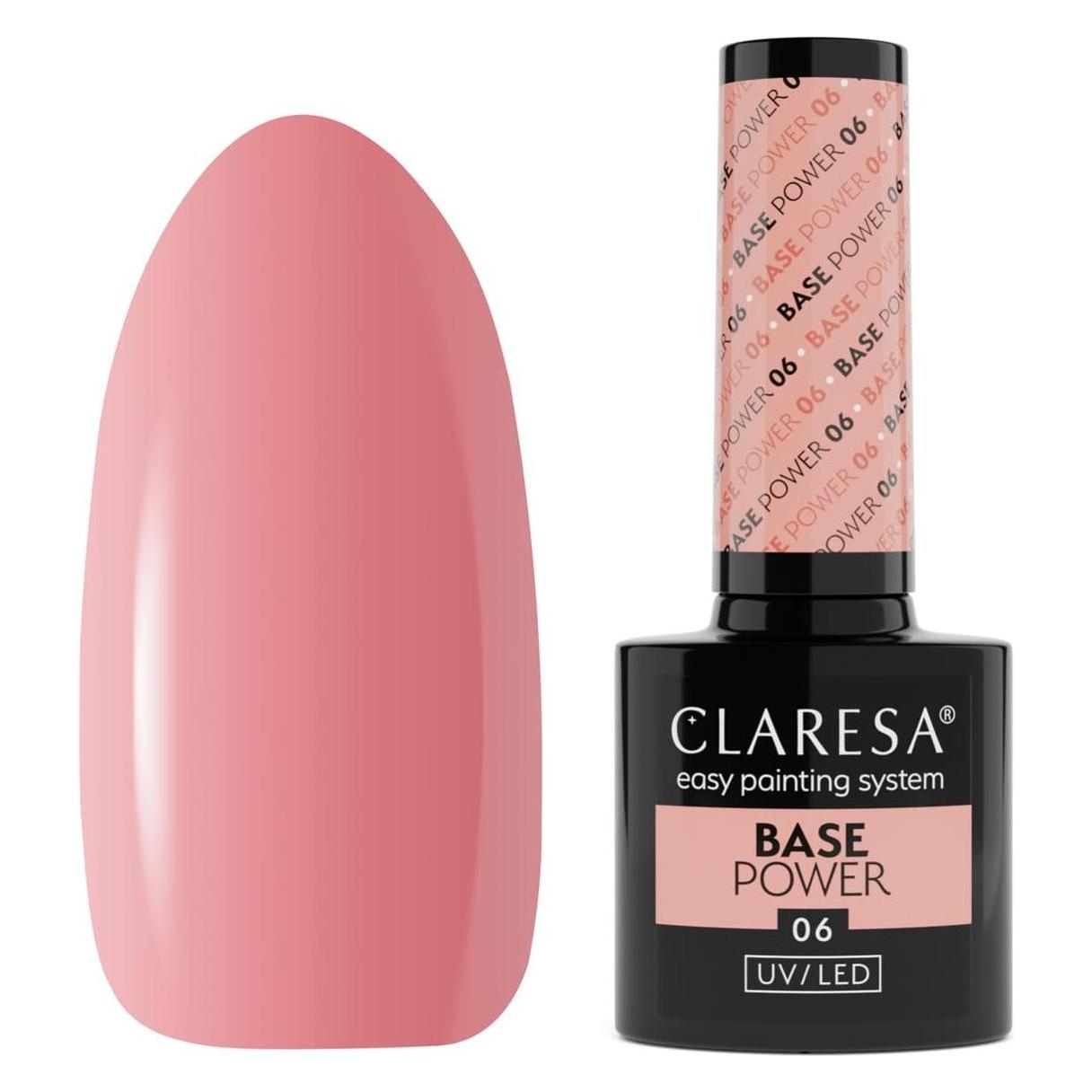 Claresa Base Power Hybrid Base 06 5g - Hochwertiger Nagellack (Base Coat) (44152073)