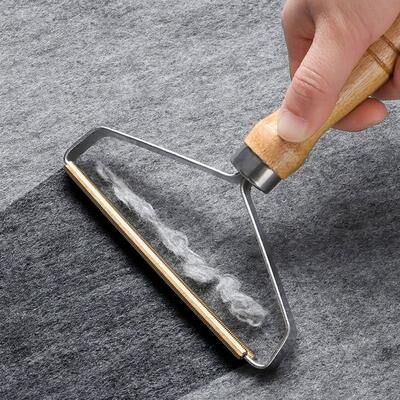 Trendy Discount Goods Manual Lint Roller Portable Pet Hair Remover Brush Sofa Clothes Cleaning Lint Shaver Fabric Fuzz Remover Tool navy