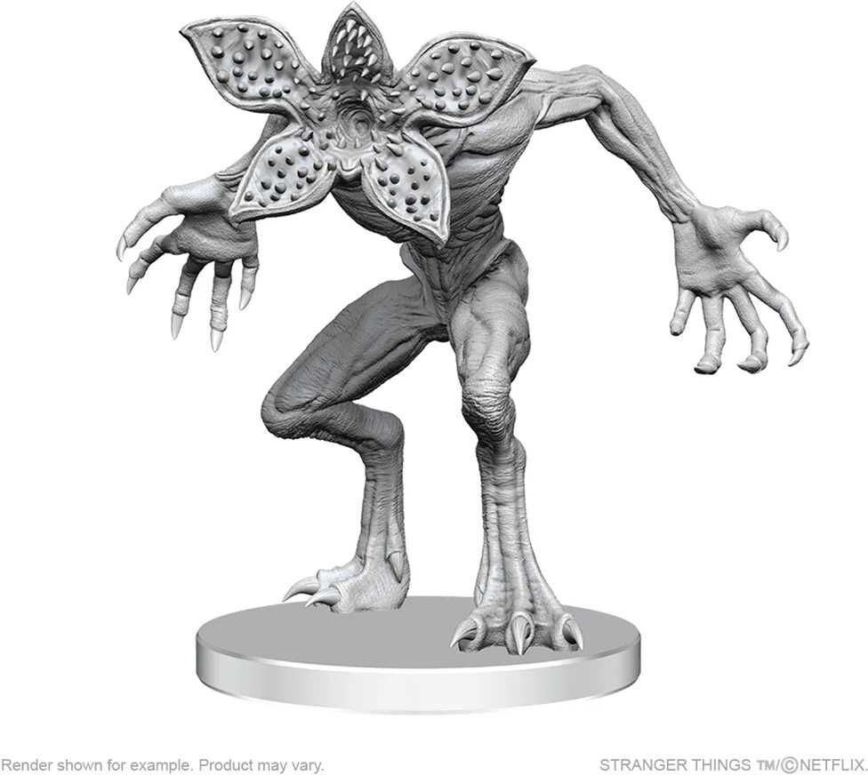 Wiz Kids LLC Stranger Things Unpainted Miniatures: Demogorgons by WizKids, 2 Figures, Primed, for Tabletop Use