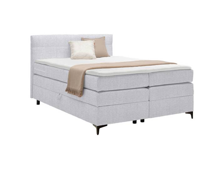 Boxspringbett Bari Hellgrau ca. 140x200cm