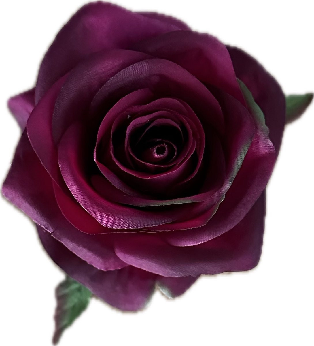 Amalia Burgundy Kunstrozen - 12 stuks rozenkoppen zonder stelen voor decoratie en DIY bloemenmuren