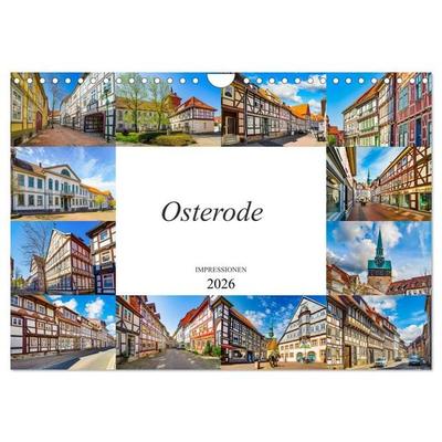 Osterode Impressionen (Wandkalender 2026 DIN A4 quer), CALVENDO Monatskalender