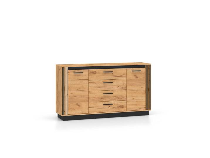 Furnlux Sideboard Urso Beige 160x40x90 cm, 160x90x40 cm, Kleinmöbel, Kommoden, Sideboards