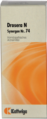 Kattwiga Arzneimittel GmbH SYNERGON KOMPLEX 74 Drosera N Tropfen 50 ml 03633757