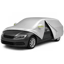 Relaxdays Autoabdeckplane outdoor Silber