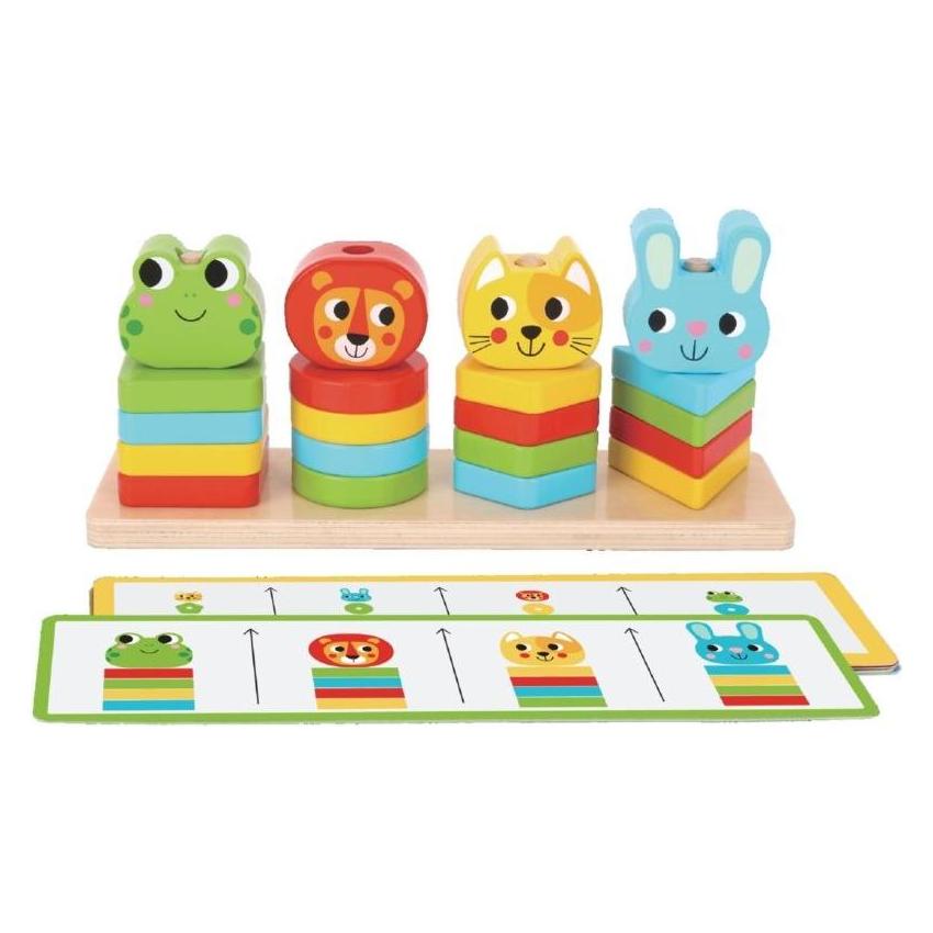 2Kinderspielzeug Tierfreunde zum Anziehen / ab 1,5 Jahren (2D33809)