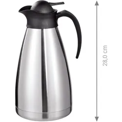 Esmeyer Isolierkanne THERMOART 1,5 l silber