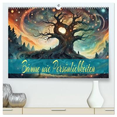 Bäume wie Persönlichkeiten (hochwertiger Premium Wandkalender 2027 DIN A2 quer), Kunstdruck in Hochglanz