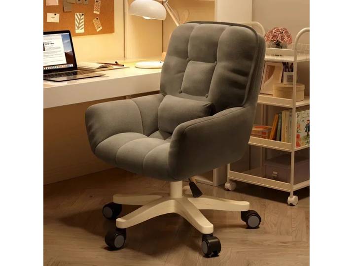 Chaise d'ordinateur chaise de dortoir chambre de filles confortable sédentaire collège étudiant bureau maquillage tabouret bureau flux en direct pivotant
