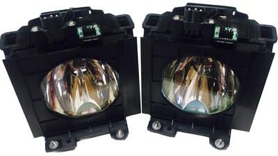 Jaspertronics™ Original Lamp & Housing TwinPack for the Panasonic PT-D5100 Projector - 1 Year Warranty